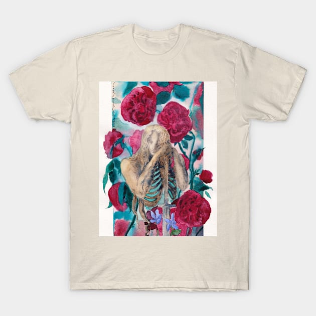 Statue of The Night T-Shirt by Laura SaintCroix